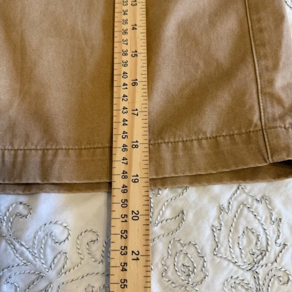 Peter Millar Mens Shorts 32 Pima Cotton Flat Front Chino Golf Beach Resort